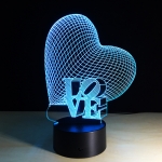 Лампа 3D - ES077 (Love)
