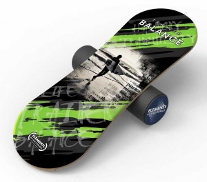 Баланс борд Elements Surf, Black длина 100 см