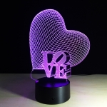 Лампа 3D - ES077 (Love)