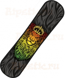 Сноускейт SANTA CRUZ Lion God black plank