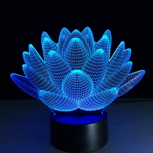 Лампа 3D - ES100 (Лотос)