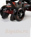 Квады на обувь, Skorpion Quadline red Street, 35-39 размер.