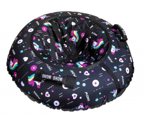 Тюбинг "Unicorn Black" 90 см Snow Show